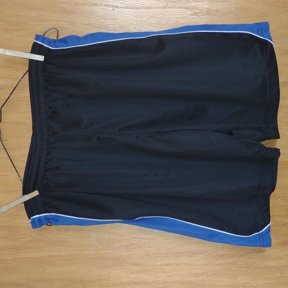 XPBX Pro XXL Boys running basketball sports athletic shorts black blue pockets - Picture 1 of 5